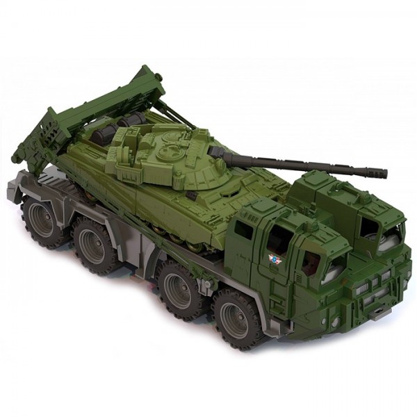 Автомобиль Военный тягач Щит с танком 258 Норд /4/ .
