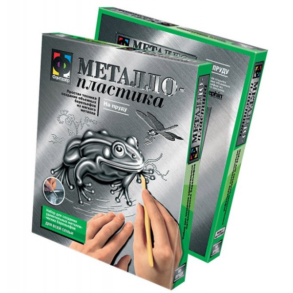 Набор для творчества Металлопластика набор №4 На пруду-лягушка 437004 Фантазёр
