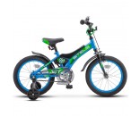 Велосипед двухколесный 16 Jet голубой/зеленый Z010 /STELS/