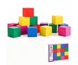 Деревянные кубики цветные 20шт 2323