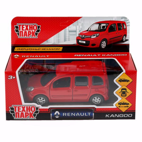 Модель KANGOO-RD RENAULT KANGOO красный Технопарк  в коробке