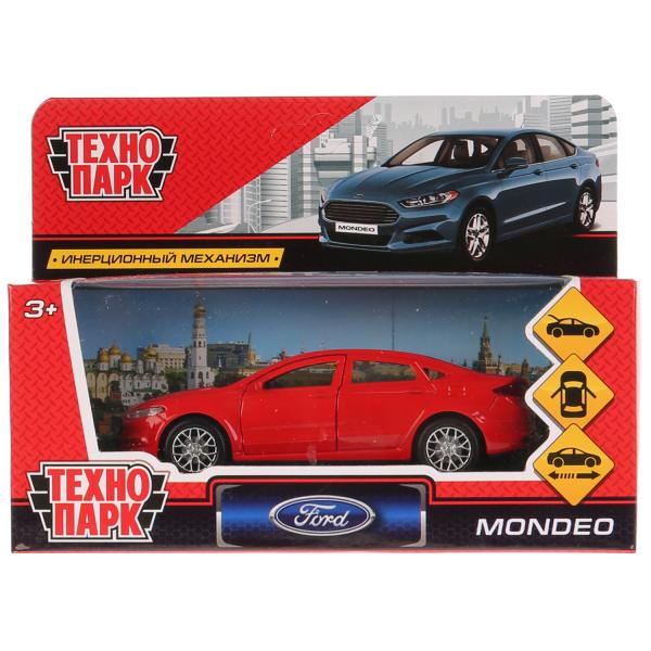 Модель MONDEO-RD Ford Mondeo красный Технопарк  в коробке