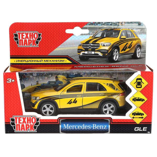 Модель GLE-12SRT-YE MERCEDES-BENZ GLE Спорт желтый Технопарк  в коробке
