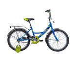 Велосипед двухколесный 20 URBAN синий, защита А-тип, тормоз нож., крылья и багажник хром 203URBAN.BL9