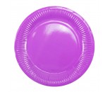 Тарелка бумажная ламинированная Purple 18см 6шт 6056544