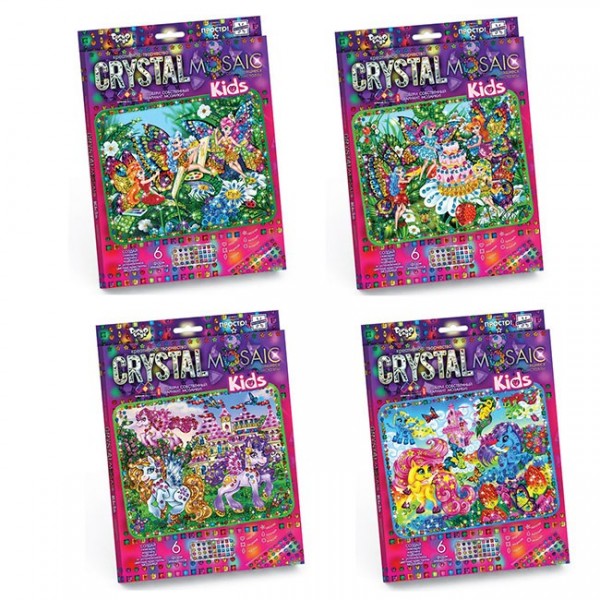 Набор для творчества Для создания мозаики CRYSTAL MOSAIC KIDs детские /АльянсТрест/