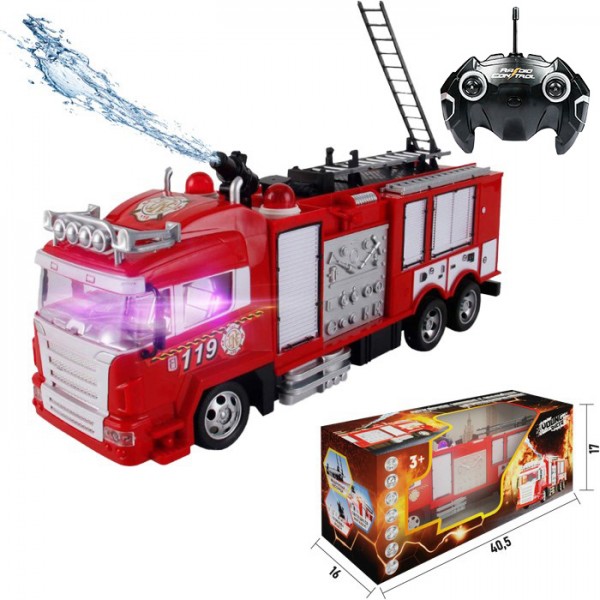 Пожарная машина на радиоуправлении Young Racer  MK666-192NA аккум. заряд. в коробке