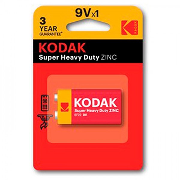 Элемент питания K9VHZ-1B Kodak 1xBL 6F22 / цена за 1 шт /