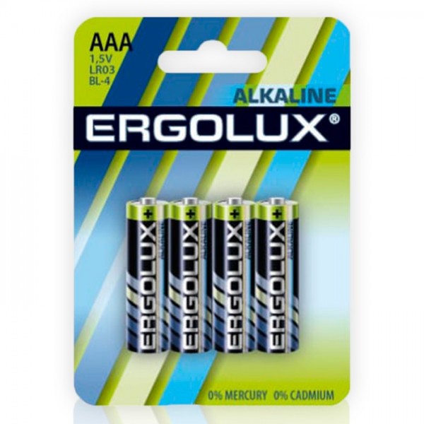 Элемент питания 11744 Ergolux 4xBL LR 3 / цена за 1 шт /