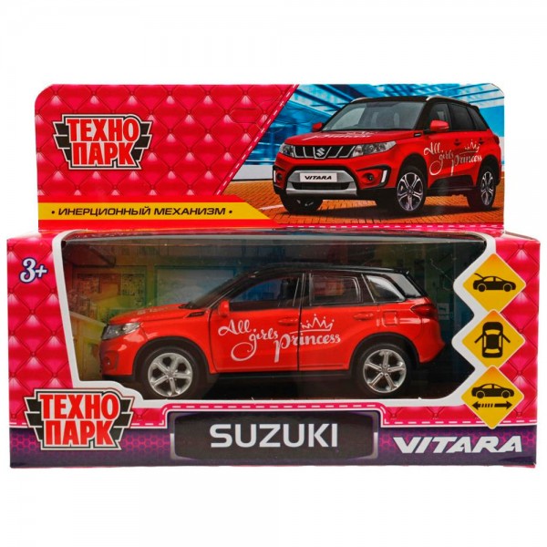 Модель VITARA-12GRL-RD SUZUKI VITARA девочки 12 см красный Технопарк  в коробке