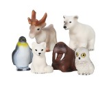 Набор резиновых игрушек Животные Арктики и Антарктики В3467