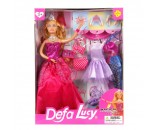 Кукла 8269 с платьями в коробке Defa Lucy