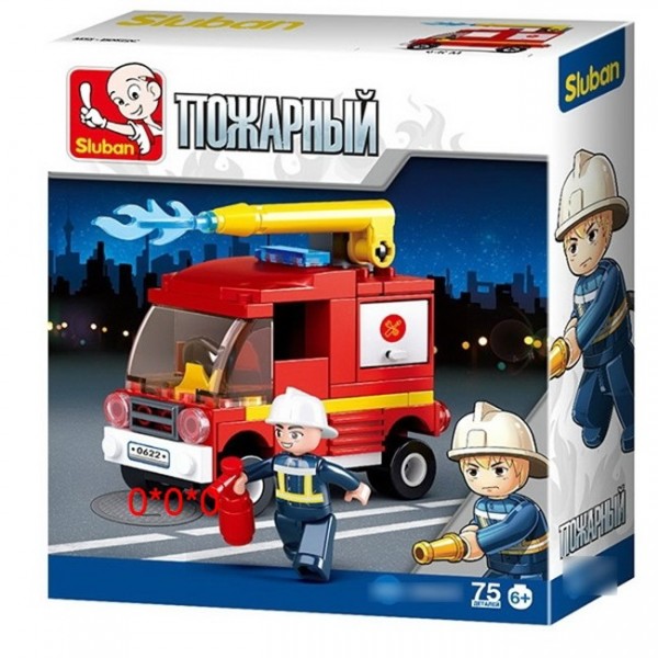 Конструктор Пожарные 38-0622C в коробке