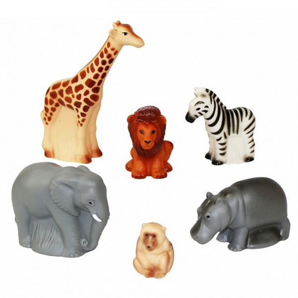 Набор резиновых игрушек Животные Африки В4145