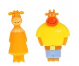 Набор резиновых игрушек Оранжевая корова Ма и Па LX-OR-COW-05