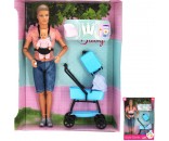Кукла 8369 Кен с коляской и ребенком Defa Lucy