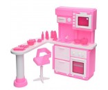 Мебель Кухня для куклы Розовая С-1388 Огонек 