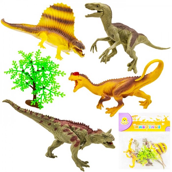 Набор животных Levatoys YSK142S Динозавры в пак.