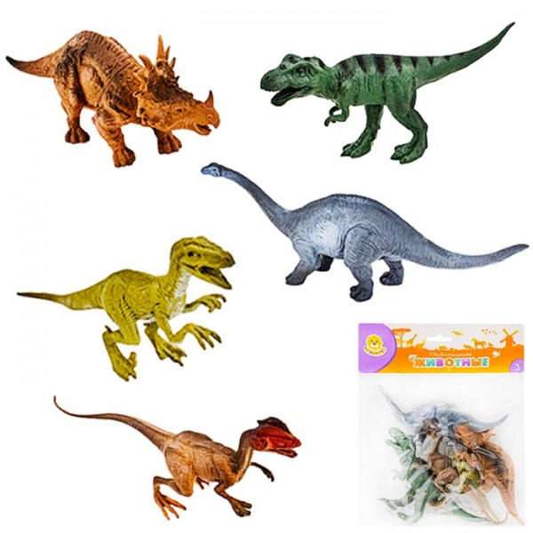 Набор животных Levatoys YSK164 Динозавры в пак.