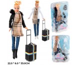 Кукла 8424 Зимняя путешественница с аксесс. Defa Lucy