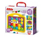 Мозаика для малышей в чемодане Котик d4,5/32 эл Baby Toys 04105
