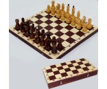 Шахматы турнирные лакированные в комплекте с темной доской Е-7