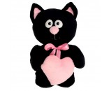 Котик с сердцем черный Princess Love ДСВ!