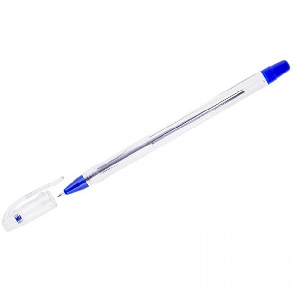 Ручка шарик синий Crown Oil Jell 0,7мм OJ-500B 