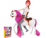 Кукла 633-ALY с лошадкой в кор.