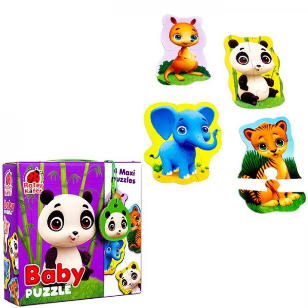 Пазл Baby puzzle MAXI Зоопарк RK1210-02 ROTER KAFER