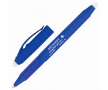 Ручка стираемая гелевая синяя с грипом BRAUBERG SOFT&SILK 0,7мм, линия 0,5мм 143253