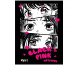 Блокнот 467-0-159-08629-1 в линию Black & Pink. Взгляд