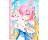 Блокнот Точкабук 467-0-159-10085-0 Anime Pets. Девочка с кроликом