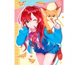 Блокнот Точкабук 467-0-159-10086-7 Anime Pets. Девочка с лисой