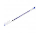 Ручка гелевая синяя 0,5мм Crown Hi-Jell  HJR-500B