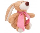Кролик Лоуренс самый младший 15 см коричневый в шарфе цикламен 01005815B-86