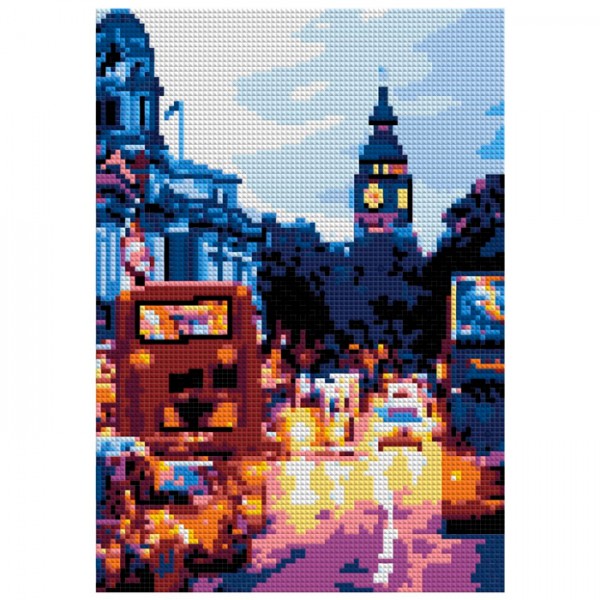 Набор для творчества Алмазная мозаика Улица Лондона 21*30 см Ам-098 LORI